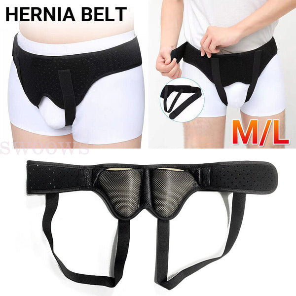 Unisex Inguinal Hernia Belt Groin Support Brace Truss With Removable Pads Unisex