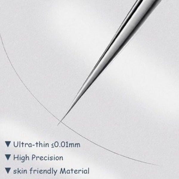 UP15Closing Beauty Salon Cell Clip Blackhead Tweezers Pimple Remover Acne Needle