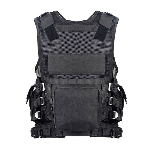 Tactical Vest Airsoft Military Hunting Molle Combat Assault Paintball Carrier AU