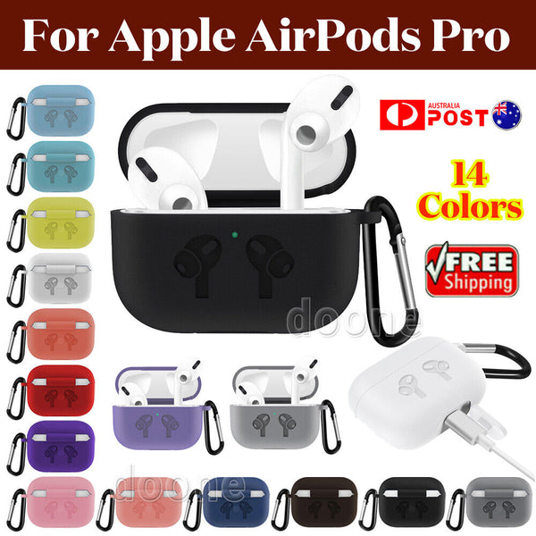 Silicone Case for Airpods Pro Shockproof Slim Soft Protective Cover Skin Cases