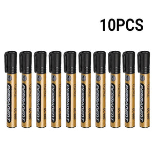 UP TO 50pcs Black Liquid Ink Permanent Marker Pens Set Office Writing Bulk AU