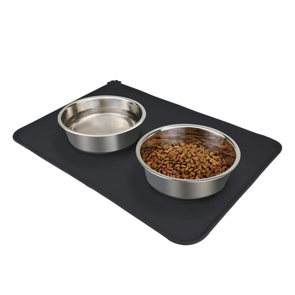 Silicone Pet Feeding Food Mat for Dog Cat Placemat Dish Bowl Easy Wipe Clean