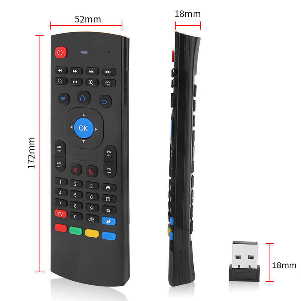 MXIII 2.4G Wireless Air Mouse Remote Control Keyboard for Android TV Box PC NEW