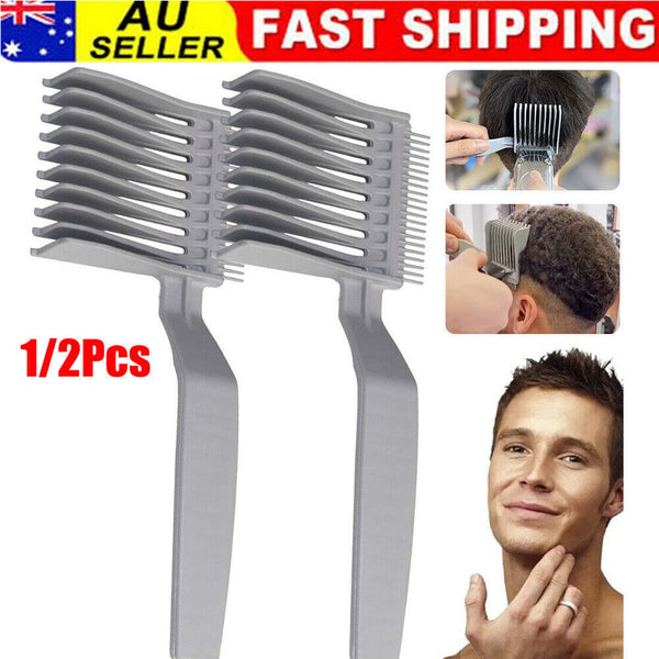 1/2Pcs Blend Frend Comb Fading Tapering Blend Flat Top Gradient Caliper Comb AU