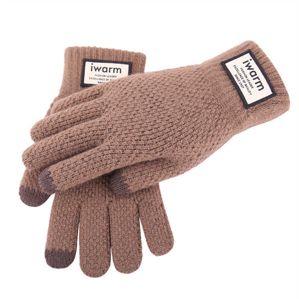 1/4 Mens Winter Warm Windproof Fleece Lined Thermal Touch Screen Gloves Outdoors