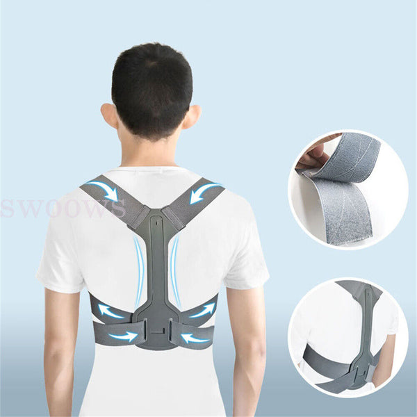 Posture Corrector Clavicle Support Back Straight Shoulders Brace Strap Correct