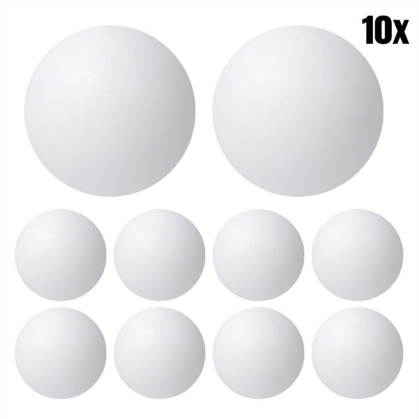 10x Pcs 40mm Large Table Tennis Balls Training Ping Pong White