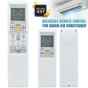 Replacement Remote Control for Daikin Air Conditioner Model ARC452A4