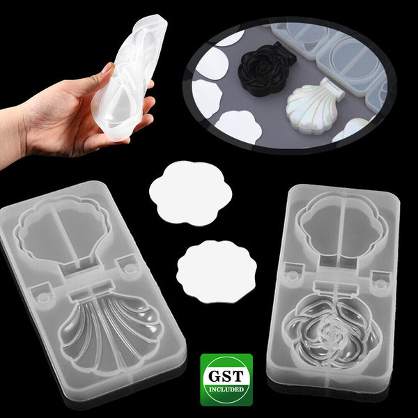 Silicone Make Up Folding Mirror Resin Making Mold Epoxy Mould Casting Craft Tool