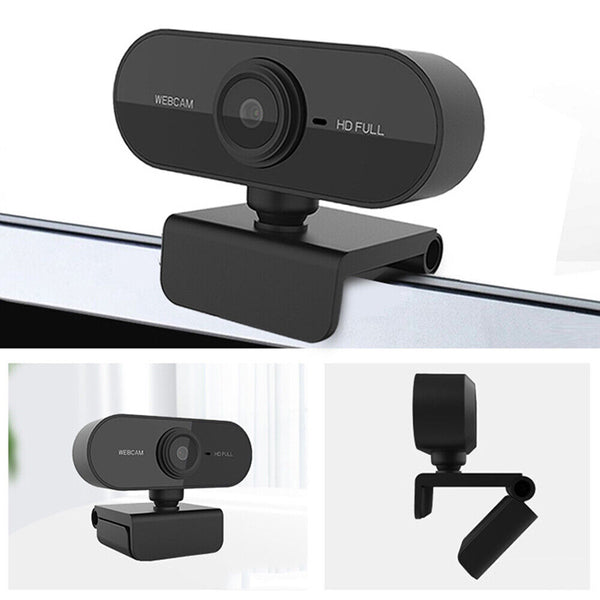 Full HD1080P Webcam with Microphone USB Streaming Camera For PC MAC Laptop 1/2pc