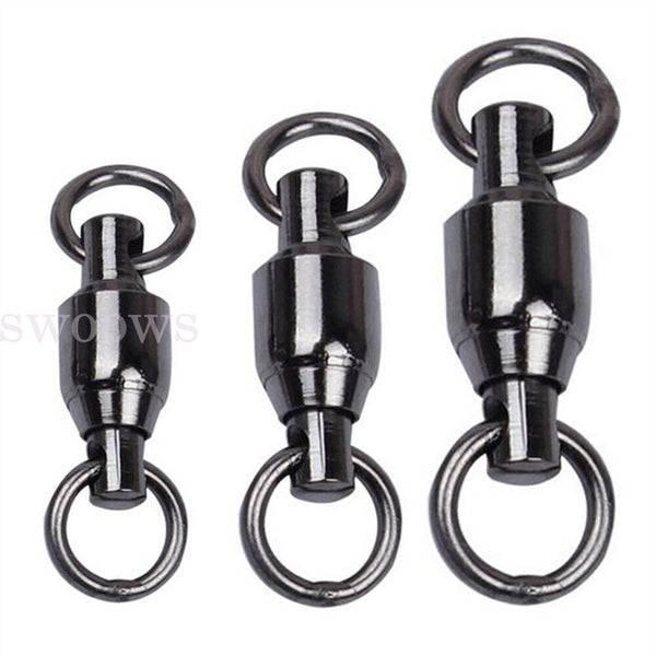 Heavy Duty Ball Bearing Fishing Swivel Copper Stainless Steel Solid Welded Rings