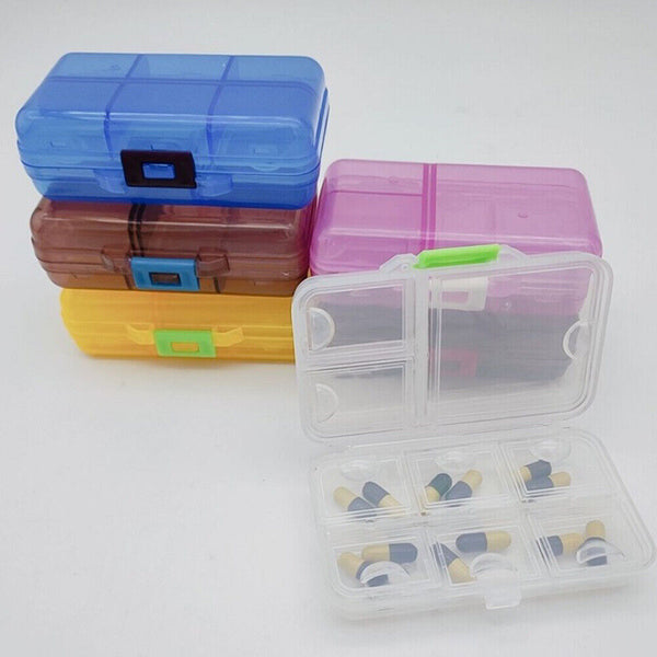 Travel Pill Case Pocket Pharmacy Portable Small Organizer Weekly Medicine Box