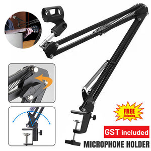 Pro Mic Microphone Holder Suspension Boom Arm Desktop Stand Mount for Broadcast