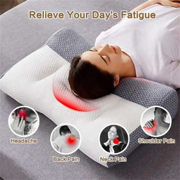 Cervical Ergonomic Pillow Adjustable Ergonomic Contour Orthopedic Bed Pillow AU