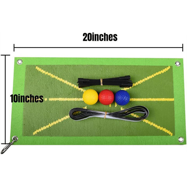 The Indoor Casual Golf Game Set Chipping Golf Game Mat with 20 Grip Golf Balls