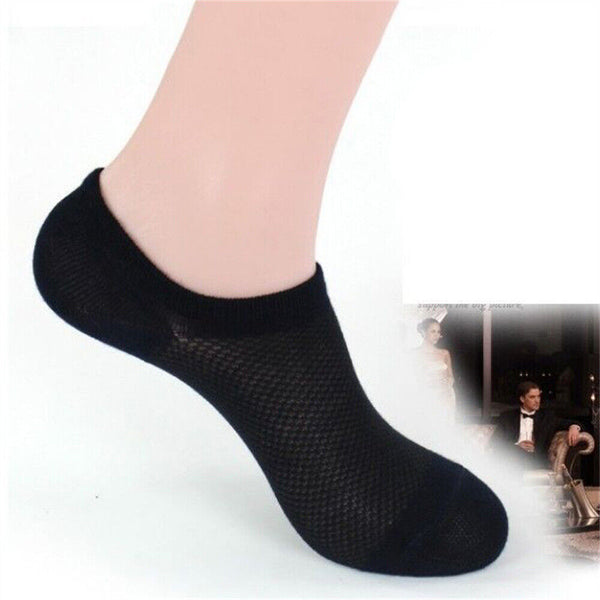 1-10Pairs Non-slip Heel Grip Low Cut No Show Socks Footlets Invisible Women Men