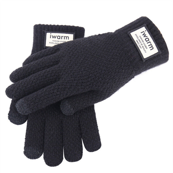 1-4 Mens Winter Warm Windproof Fleece Lined Thermal Touch Screen Gloves Outdoors