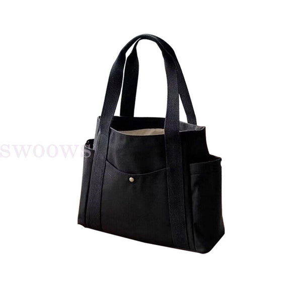 Women Canvas Tote Bag Travel Casual Handbag Shoulder Bag Large Shopping Bags