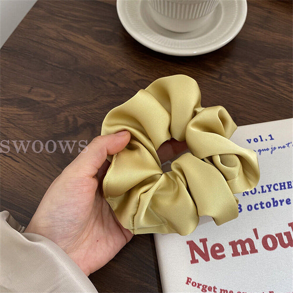 1/4pcX Large Scrunchies Hair Bands Bobbles Elastic Holder Girls Women Ponytail