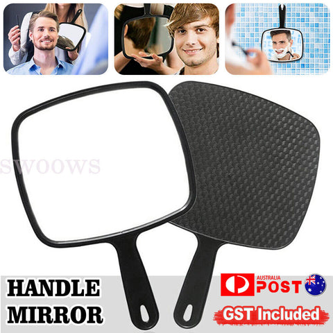 Hand Held Mirror Salon Mirror Large Lady Women Makeup Beauty Cosmetic New