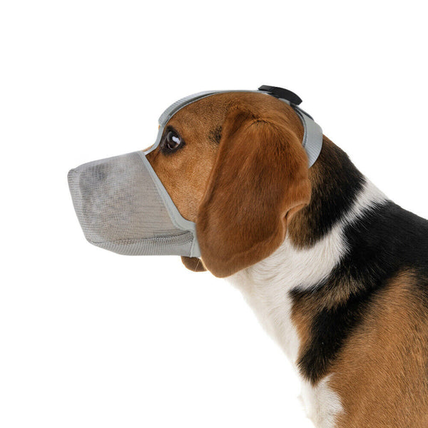 Dog Muzzle Pet Muzzle for Anti-Biting Chewing Licking Adjustable Breathable AU