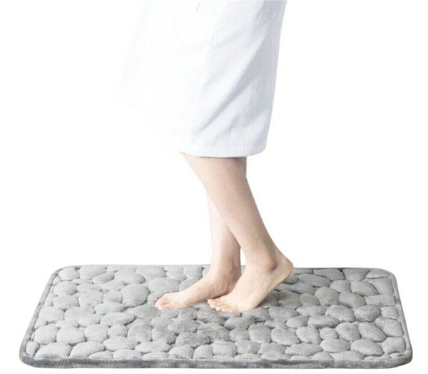 Non-slip Bathroom Carpet Super Absorbent Memory Foam Shower Bath Mat Door Mat