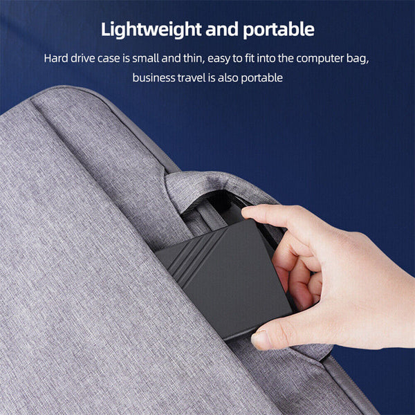 1/2x 2.5inch External Hard Drive 6TB Mobile Hard Drive Enclosure USB3.0 Portable