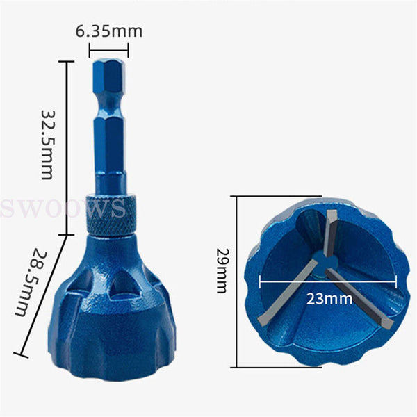 Deburring External Chamfer Tool Tungsten Steel Hex Shank Remove Burr Tool Drill