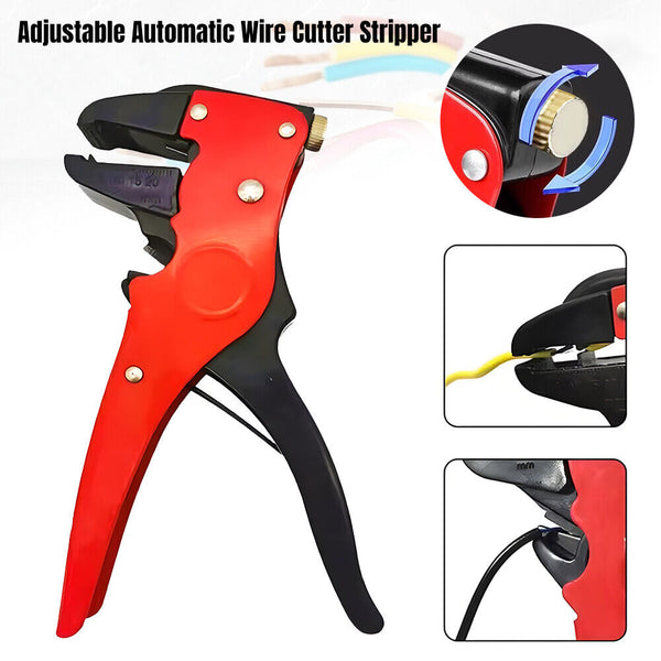 Automatic Wire Cutter Stripper Pliers Electrical Cable Crimper Terminal Tool