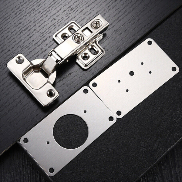 Kitchen Cupboard Door /Hinge Repair Kit Hinge Repair Plate Cabinet Mount-Tool AU