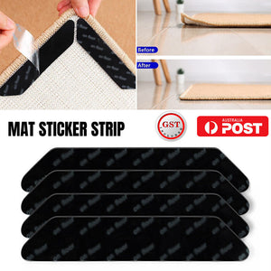 Non-Slip Rug Strip Grippers Reusable Washable Carpet Mat Sticker Anti Skid