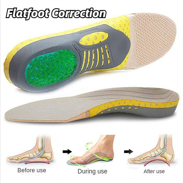 Orthotic Shoe Insoles Arch Support Pain Relief Orthopedic Inner Sole Men/Women