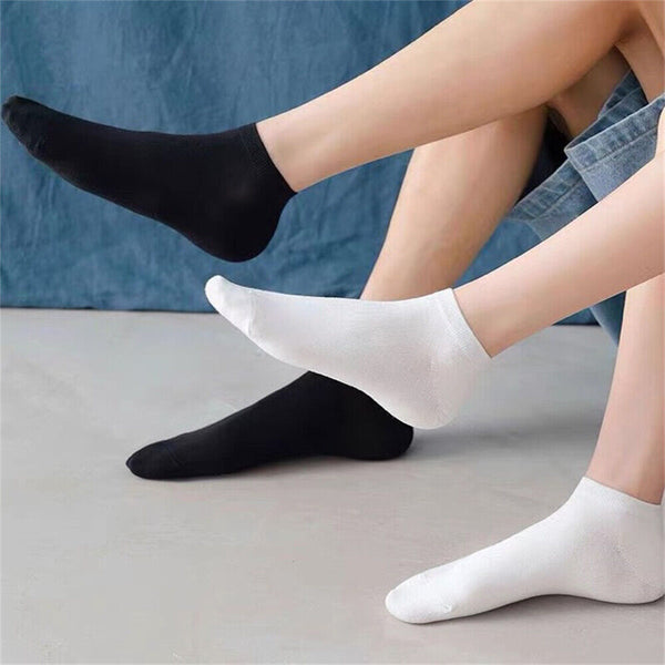 1-10 Pairs Low Cut Socks Cotton Soft Breathable Non-Slip Casual Ankle AU Hot