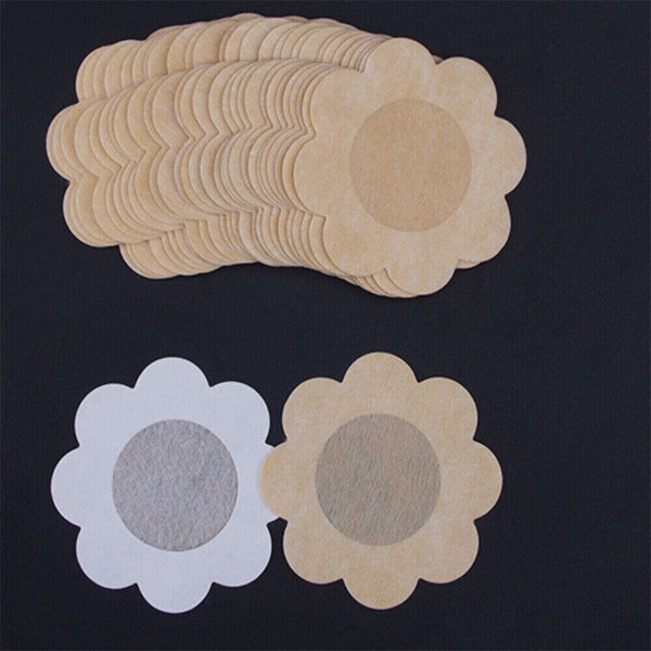 10-60x Patch Petal Shape Nipple Cover Breast Sticker Disposable Bra Pad Adhesive