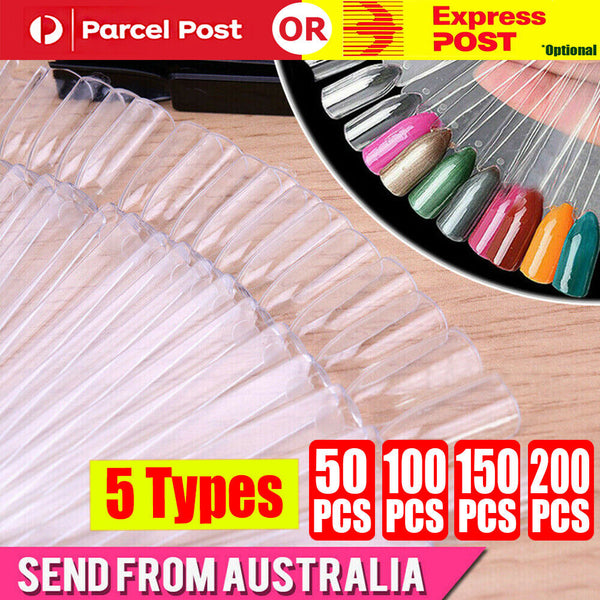 Nail Polish Colour Display Wheel Chart Ring Sticks Tips Swatch false fake Nails