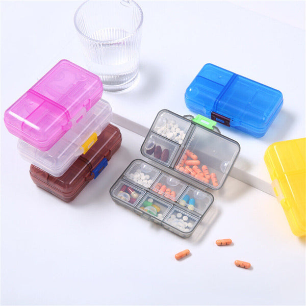 Travel Pill Case Pocket Pharmacy Portable Small Organizer Weekly Medicine Box