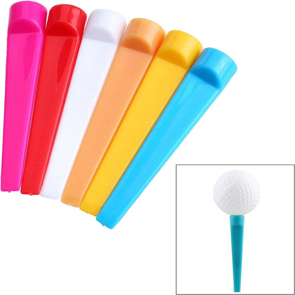 10/30/60x 70mm Plastic Wedge Golf Tees Replacement Nail Tee Club Golfer Training