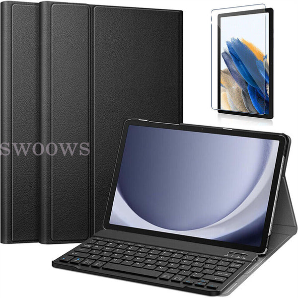 With Keyboard Bluetooth Case Cover For Samsung Galaxy Tab A9 Plus + Film