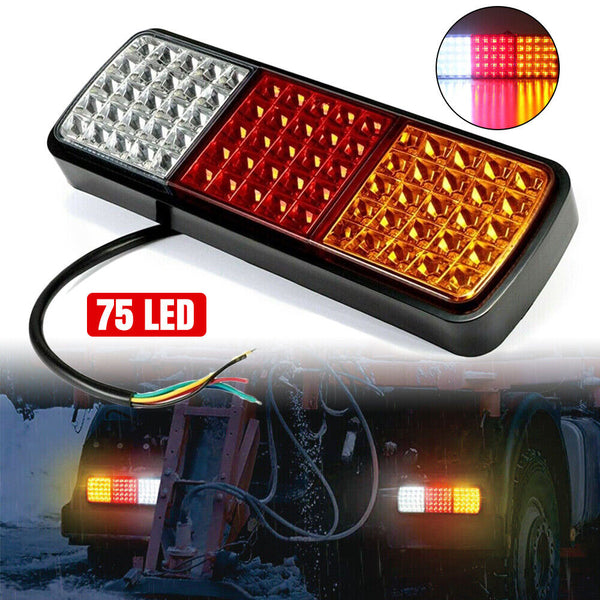 2PC LED Tail Lights Stop Indicator Reverse 12V forUte Trailer Caravan Truck Boat