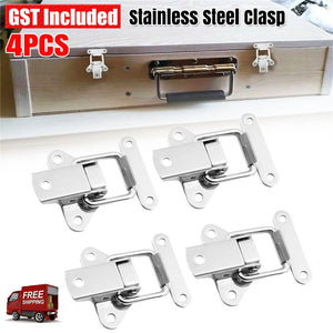 UP20PC Stainless Steel Clasp Case Clip Loop Suitcase Box Trunk Latch Lock Guitar