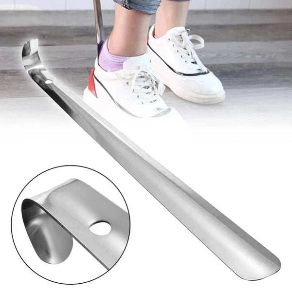 1/2x Long Handle Shoehorn Stainless Steel Shoe Horn Lifter Tool 58cm AU STOCK