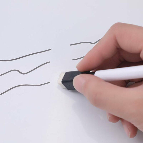 NEW 12 pcs Whiteboard Marker Pens With Dry Wipe Erase Pen Eraser Lid au stock