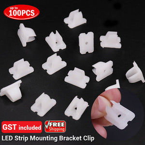 Lots 6mm Silicone Mounting Bracket Clip Fastener for Fixing Neon LED Strip Light