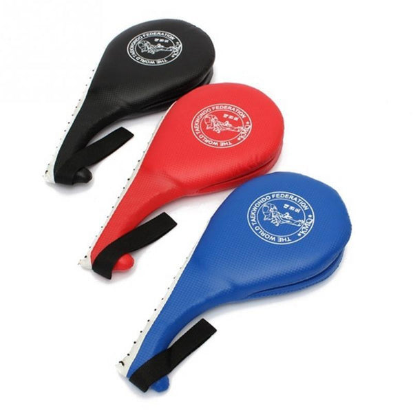 Taekwondo Kick Pads Double Kick Strike Kickboxing Training Combat Target Paddles