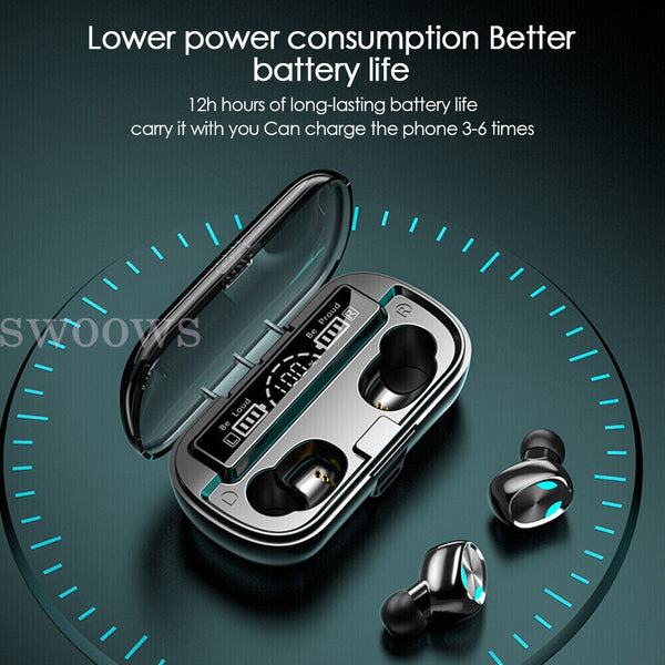 Wireless Bluetooth Earphones Headphones Earbuds Sports for Earpods iOS Android