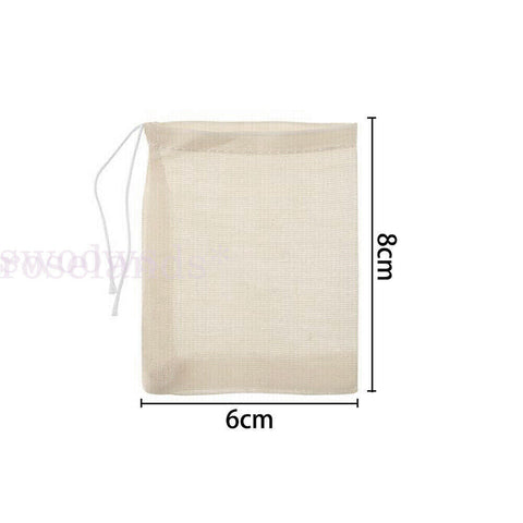 Up 50 Mesh Food Bags Filter bag Muslin Bags Cheesecloth Bags Nut Strainer Cotton