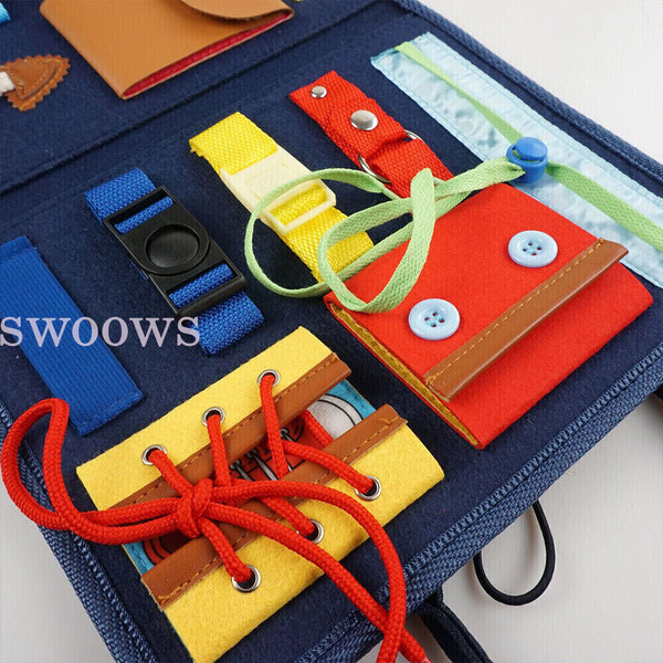 Busy Board Toddler Montessori Educational Toys Intelligence Learning Sensory Toy