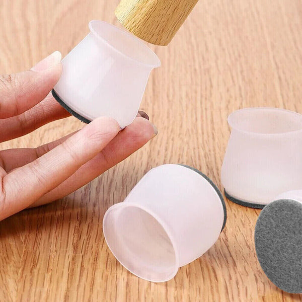 UP24x Chair Leg Floor Protector Furniture Table Feet Cover Silicone Cap Pads Cap