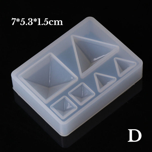 Silicone Pendant Mold Necklace Jewelry Resin Mould Epoxy Casting Craft NEW