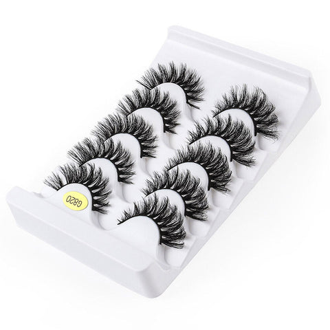 10Pairs False Eyelashes Long Thick Wispy Volume Strip Dramatic Lashes Set MakeUp